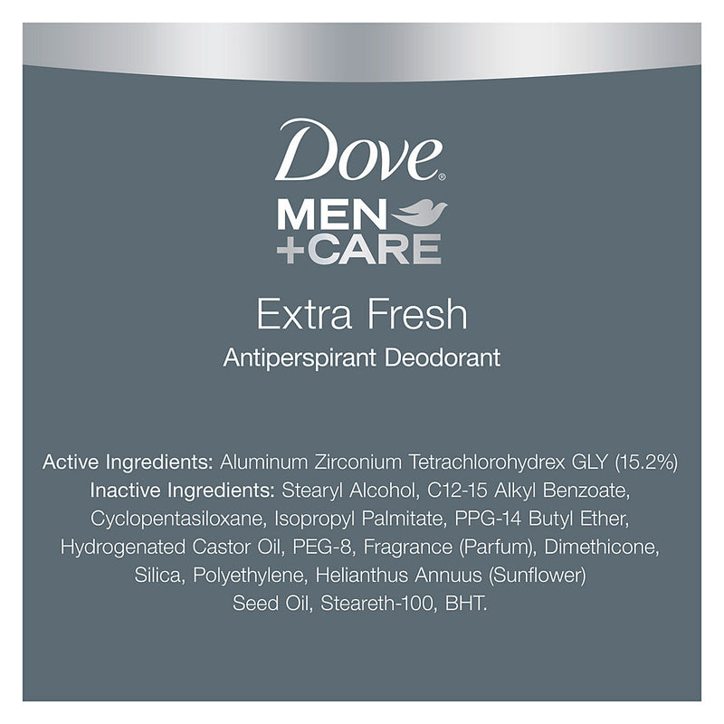 Dove Men+Care Antiperspirant Deodorant Extra Fresh, 4 pk. 235380
