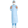 Non-Reinforced Surgical Gown with Towel ULTRA Blue Sterile AAMI Level 3 Disposable