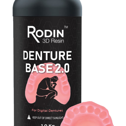 Rodin Denture Base 2.0, Original Pink, 1kg/Bottle