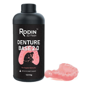 Rodin Denture Base 2.0, Classic Pink, 1kg/Bottle | SurgiMac Dental Supply