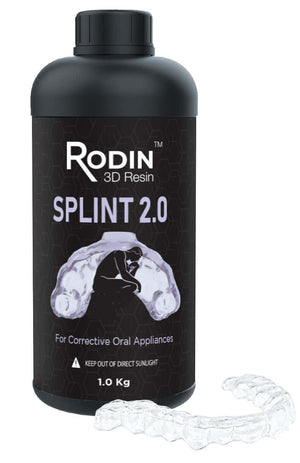 Rodin Splint 2.0, Rigid, 1kg/Bottle | SurgiMac Dental Supply