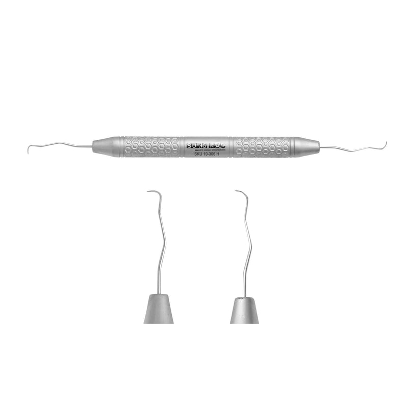 SurgiMac #11/12 ODU Explorer, Double Ended, Stainless Steel, Hexa Series, 1/Pk 10-306-H