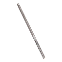 SurgiMac Octagonal Mirror Handle, Cone Socket, Single End with Built-in 35 mm Ruler, Stainless Steel, Eco Series, 1/Pk | SurgiMac Dental Supply