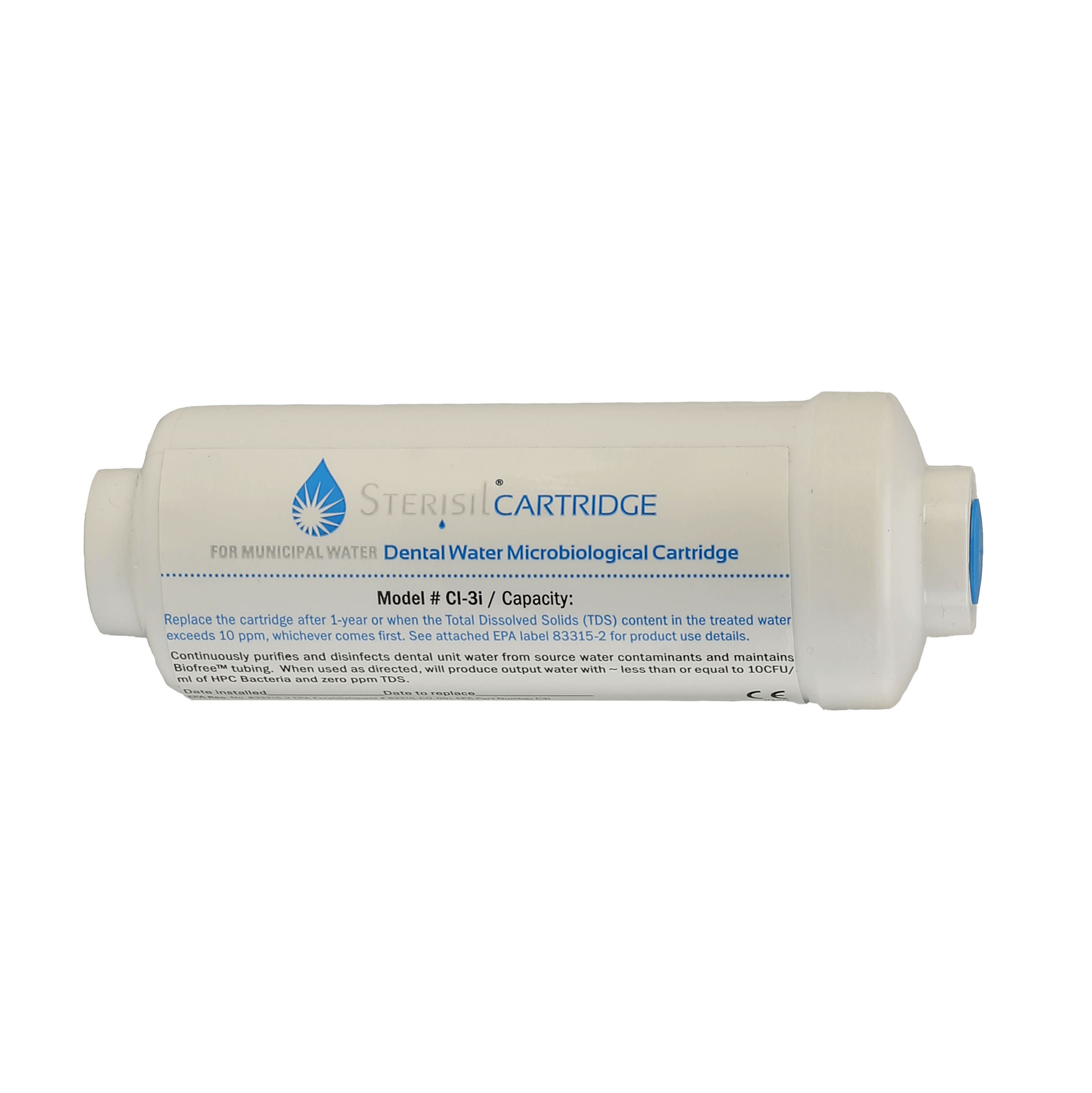 Sterisil Dental Water Microbiological – Inline Cartridge 3i | SurgiMac Dental Supply