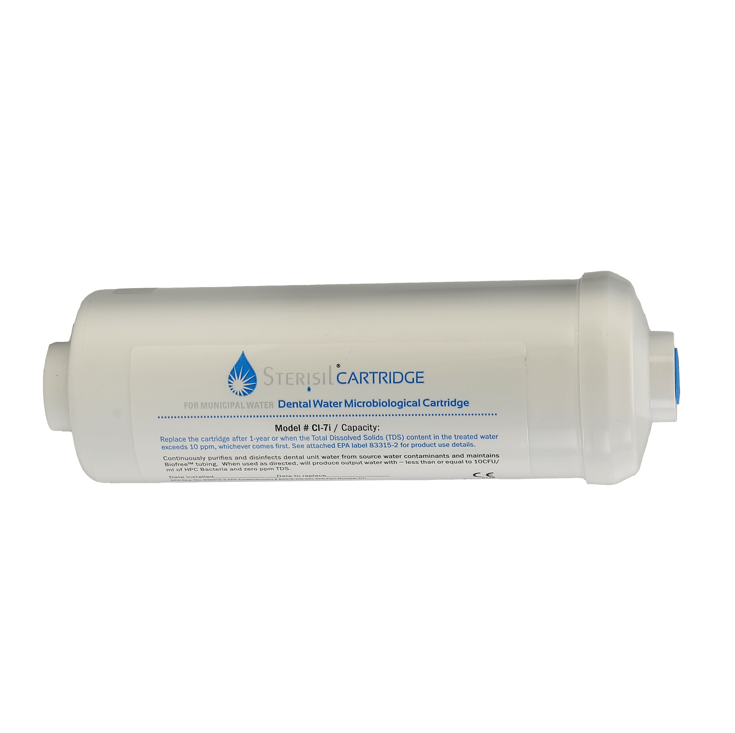 Sterisil Dental Water Microbiological – Inline Cartridge 7i | SurgiMac Dental Supply