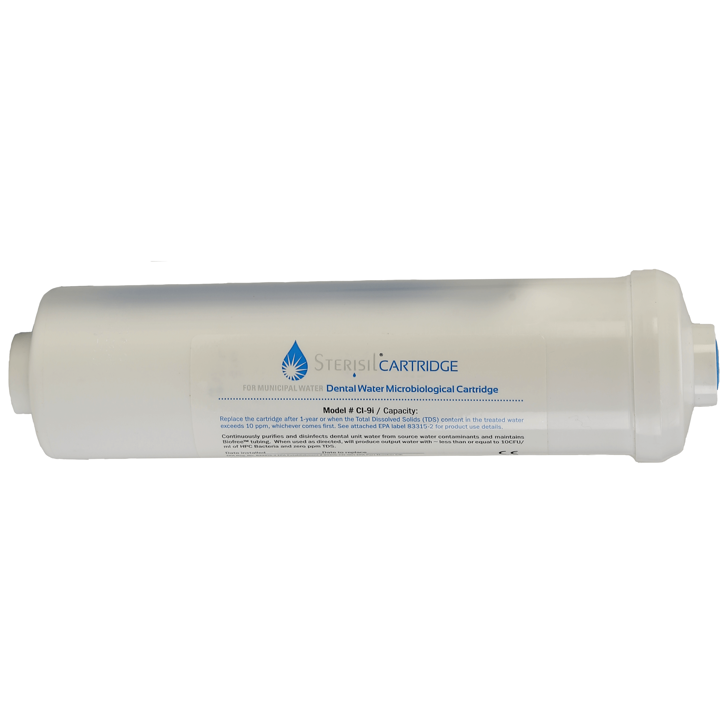 Sterisil Dental Water Microbiological – Inline Cartridge 9i | SurgiMac Dental Supply