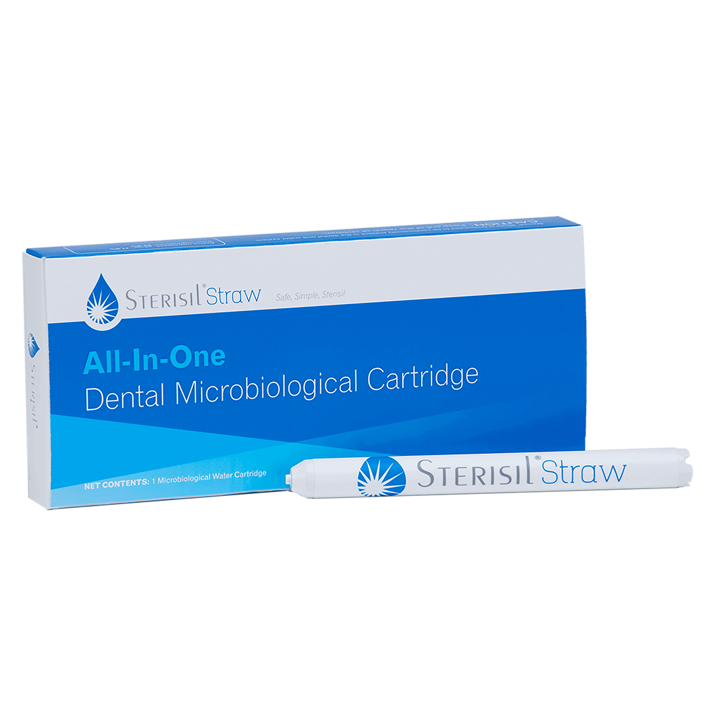 Sterisil Straw Everyday Value 4 Pack - Distilled - 4/pack | SurgiMac Dental Supply