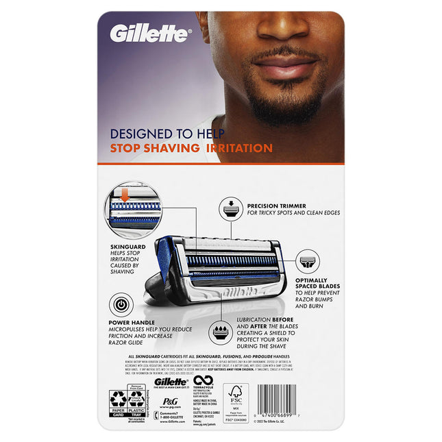 Gillette | Gillette SkinGuard Power Men's Razor Handle, 13 ct. | 241039