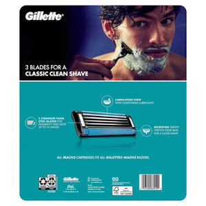 Gillette Mach3 Men's Razor Blades, 20 ct. 242546