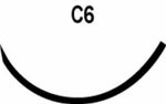 Absorbable Suture with Needle PolySyn™ Polyglycolic Acid C-6 3/8 Circle Reverse Cutting Needle 422B