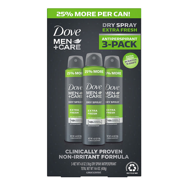 Dove Men + Care Extra Fresh Deodorant, 3 ct. 247440