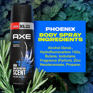 Axe Phoenix Body Spray for Men, 3 ct. 248649