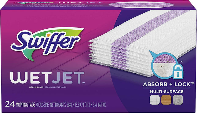 Procter & Gamble | Swiffer Wet Jet Pad, 24/pk, 4 pk/cs | 3700008443