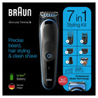 Braun | Braun 7-in-1 MGK5245 Beard Trimmer for Men, Black | 253426