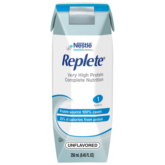 Nestle | Tube Feeding Formula Replete Unflavored Liquid CS/24 | 00798716162494