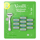 Gillette | Gillette Venus Platinum Extra Smooth Women's Razor with 11 Refills | 256845