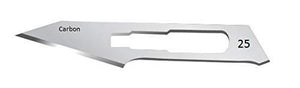 #25 Sterile Carbon Steel Surgical Scalpel Blade | MacCut by SurgiMac | Box of 100 MC-10-5225