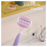 Gillette Venus ComfortGlide Freesia Scented Women's Razor with 12 ct. Refill 260336