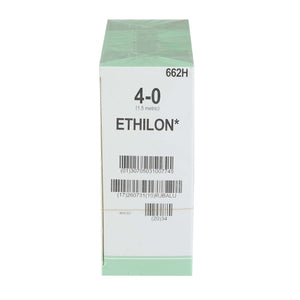 Ethilon™ Nylon FS-2 3/8 Circle Reverse Cutting Needle Size 4-0 Monofilament | SurgiMac Dental Supply