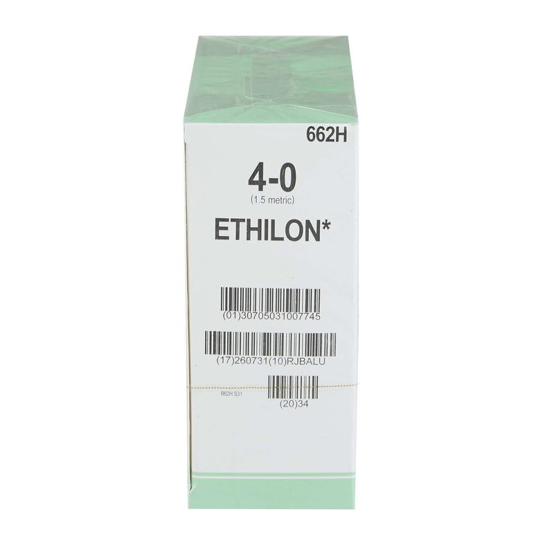 Ethilon™ Nylon FS-2 3/8 Circle Reverse Cutting Needle Size 4-0 Monofilament | SurgiMac Dental Supply