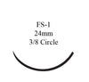 Perma-Hand™ Silk FS-1 3/8 Circle Reverse Cutting Needle Size 3-0 Braided