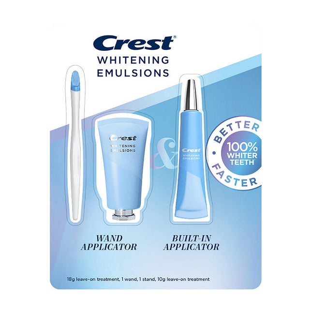 Crest | Crest Whitening Emulsions Teeth Whitening Treatment Value Pack, On-the-Go, 0.63 oz. + 0.35 oz. | 267564