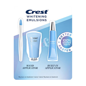 Crest Whitening Emulsions Teeth Whitening Treatment Value Pack, On-the-Go, 0.63 oz. + 0.35 oz. 267564