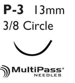 Ethilon™ Nylon P-3 3/8 Circle Precision Reverse Cutting Needle Size 4-0 Monofilament | SurgiMac Dental Supply