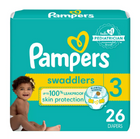 Procter & Gamble | Pampers Swaddlers Active Baby Diaper, Size 3, 26/pk, 4pk/cs | 3700082843