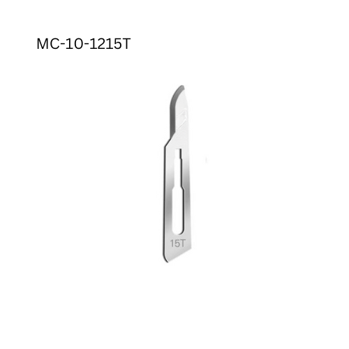 #15T Sterile Stainless Steel Surgical Scalpel Blade | MacCut by SurgiMac | Box of 100