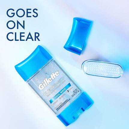 Gillette Cool Wave Gel Men's Antiperspirant and Deodorant, 5 pk./3.8 oz.