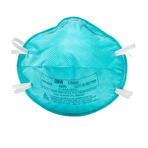 3M 1860 n95 mask Particulate Respirator Mask Cone Molded, ASTM F1862 Adult 1860-20