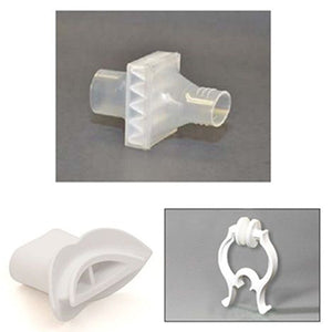 PulmoGuard C Filter, Kushion Klip, Comfit Mouthpiece (Alternative to Collins DC2) 50/pk 29-3104CK-050