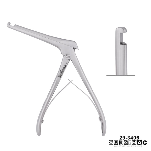 SurgiMac Kerrison Rongeur, Beak 10cm, Bite 4mm, Stainless Steel, Air Series, 1/Pk