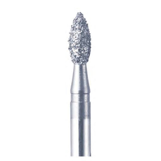 Two Striper FG #290.4 football shaped very fine diamond bur. Pack of 5