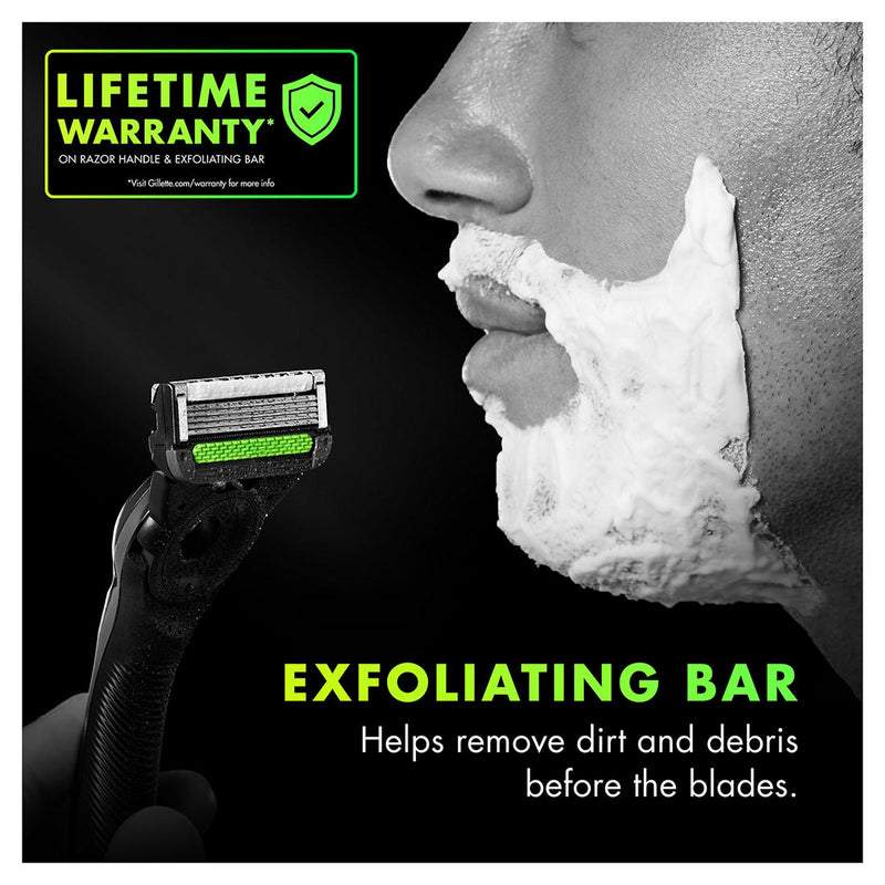Gillette Labs with Exfoliating Bar Men's Razor with Travel Case 292021