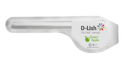Young D-Lish, 5% Sodium Fluoride Varnish, Green Apple, 50/bx