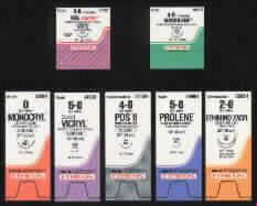 Absorbable Suture with Needle Chromic Gut PS-3 3/8 Circle Reverse Cutting Needle Size 6 - 0 | SurgiMac Dental Supply