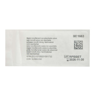 Ethilon™ Nylon PS-1 3/8 Circle Reverse Cutting Needle Size 3-0 Monofilament | SurgiMac Dental Supply