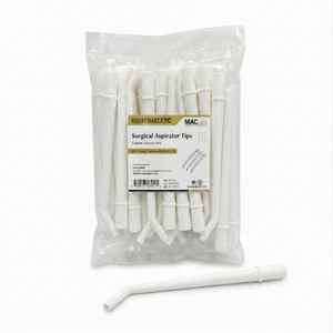 SurgiMac Surgical Aspirating Tips, White, 1/8" Diameter, MacSafe, 100/Box, 20bx/Case