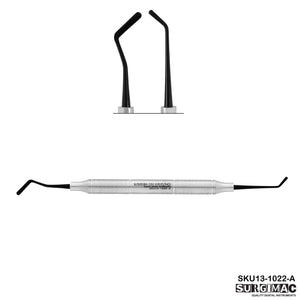 SurgiMac #2 Goldstein Flexi-Thin Composite, 2.5mm/1.8mm, Black (TiN) Tips, Double-Ended, Stainless Steel, Air Series, 1/Pk | SurgiMac Dental Supply