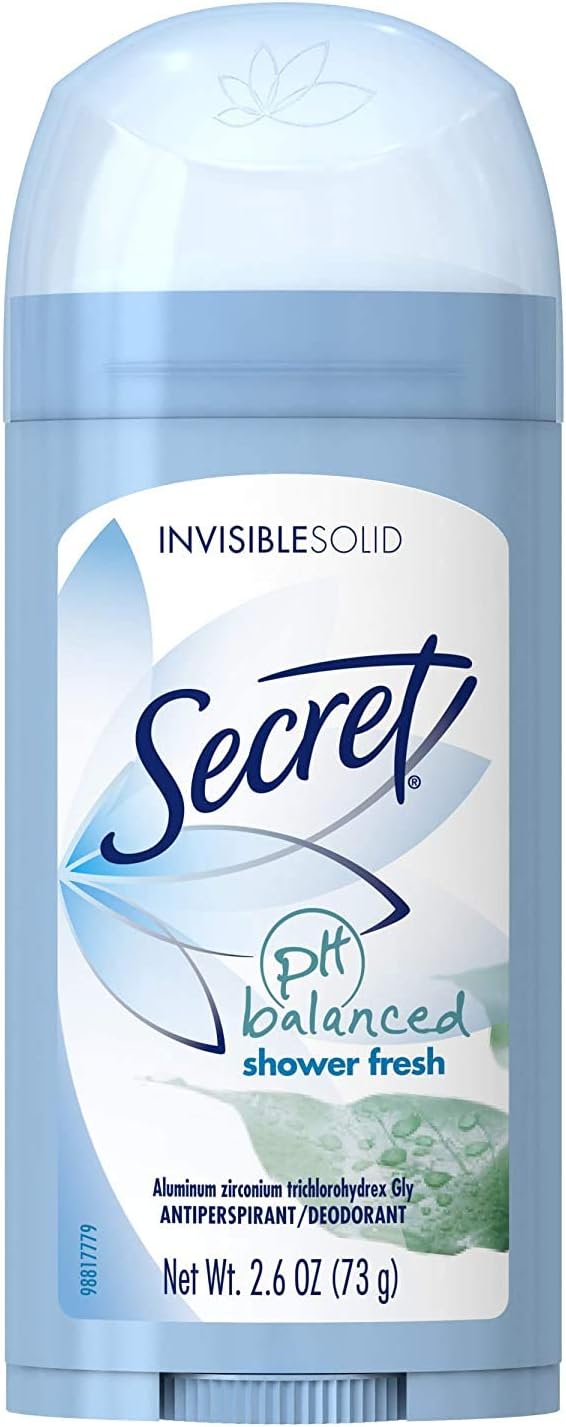 Procter & Gamble | Secret Invisible Deodorant, Solid Shower Fresh, 2.6 oz, 12/cs | 3700012345