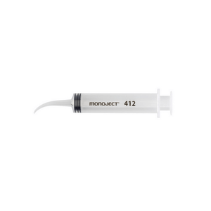 Cardinal Health Irrigation Syringe Monoject 12 mL Curved Tip Without Safety | SurgiMac Dental Supply