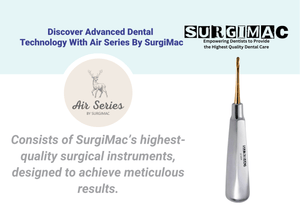 SurgiMac #301 Apical Elevator, Gold Tips, Stainless Steel, Air Series, 1/Pk | SurgiMac Dental Supply