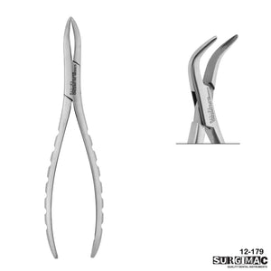 SurgiMac #301 Root Forceps, Serrated, Lower Roots, Stainless Steel, Air Series, 1/Pk | SurgiMac Dental Supply