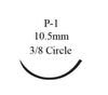 Ethilon™ Nylon P-1 3/8 Circle Precision Reverse Cutting Needle Size 7-0 Monofilament