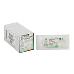 Nonabsorbable Suture with Needle Ethilon™ Nylon P-3 3/8 Circle Precision Reverse Cutting Needle Size 6-0 Monofilament | SurgiMac Dental Supply