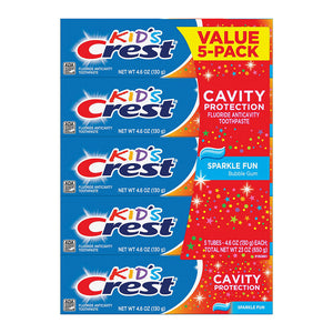 Crest Kids Cavity Protection Toothpaste - Sparkle Fun Flavor, 5 pk./4.6 oz. 304971