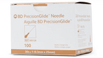 BD PrecisionGlide 30 gauge x 1" Luer Lock Needle for Wand. Specialty Use | SurgiMac Dental Supply
