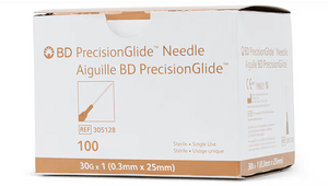 BD PrecisionGlide 30 gauge x 1" Luer Lock Needle for Wand. Specialty Use | SurgiMac Dental Supply